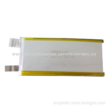 3,850mAh Li-polymer Battery for Mobile Phones, GPS, Notebooks, Camcorders and Portable DVD
